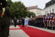 Rozlúčka prezidentky s čestnou strážou