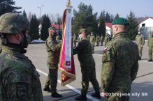Zmena vo velení samohybného delostreleckého oddielu
